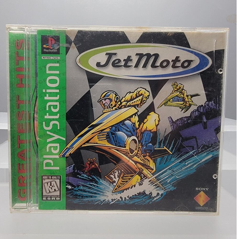 Jet Moto 1 GH Greatest Hits (Sony PlayStation 1 ps1) Complete Tested